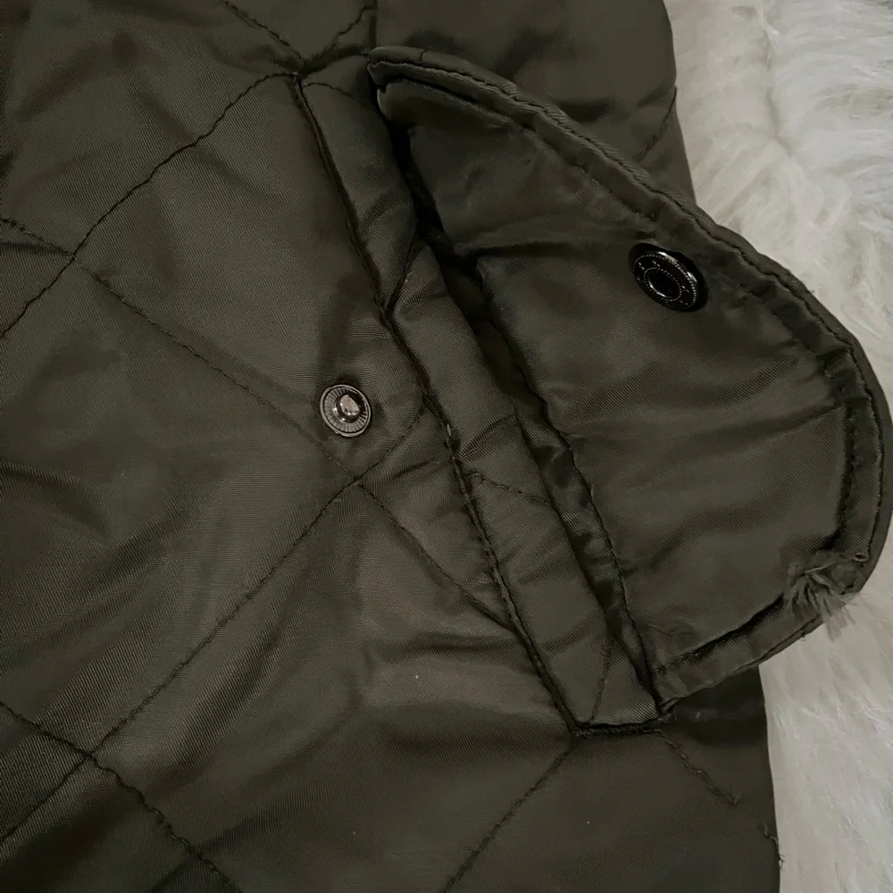 American Rag Men’s Hooded Bomber Jacket L – Olive Green Streetwear - Picture 7 of 8